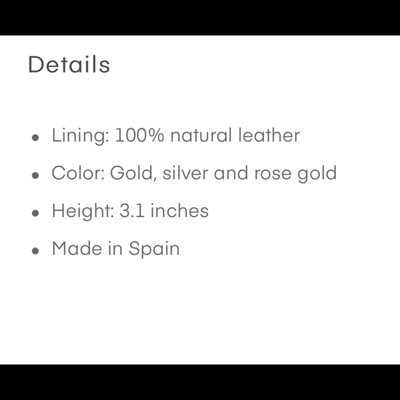 Anabella by Rossy Sanchez metallic platform heels - Picture 6 of 9